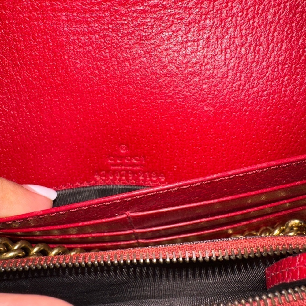 Gucci Queen Margaret GG Supreme Wallet On A Chain - Picture 12 of 13